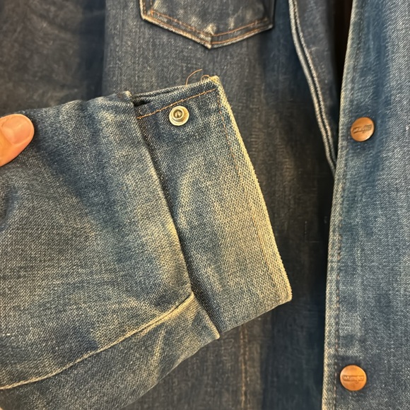 Vintage Wrangler Denim Barn Jacket Size Large - Picture 5 of 8